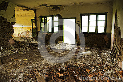 Abandoned Building Interior Royalty Free Stock Photography   Image    