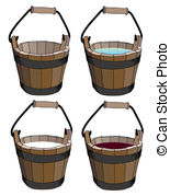 Bucket Clipart And Stock Illustrations  14396 Bucket Vector Eps