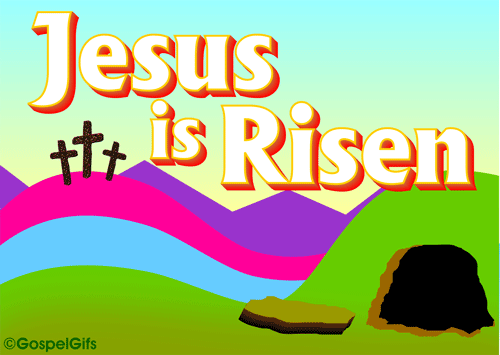 Clip Art Image  Christ Is Risen  The Tomb Is Empty