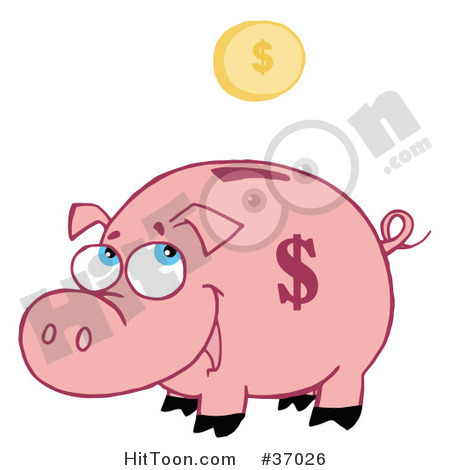 Clipart Bank Account Piggy Bank Clipart  37026 