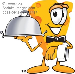 Clipart Cartoon Cheese Serving Food   Acclaim Stock Photography