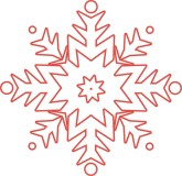 Clipart Gray Snowflake Clipart Red Snowflake Clipart Clipart Snowflake    