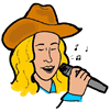 Country Singer Clipart