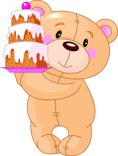 Cute Teddy Bear Vector Illustration 04