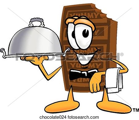 Drawings Of Chocolate Serving Food Chocolate024   Search Clip Art