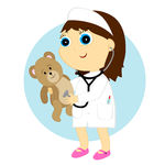Female Pediatrician Clipart Girl Doctor Clipart Vector
