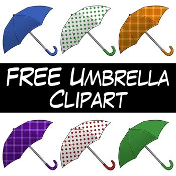 Free Umbrella Clipart From Wendy Candler S Digital Classroom Clipart