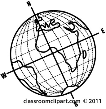 Geography   Autumn Equinox Outline   Classroom Clipart