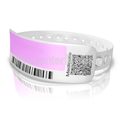 Medical Patient Id Bracelet Band Presentation Clipart