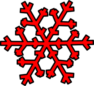 Red Snowflake Clipart   Clipart Panda   Free Clipart Images