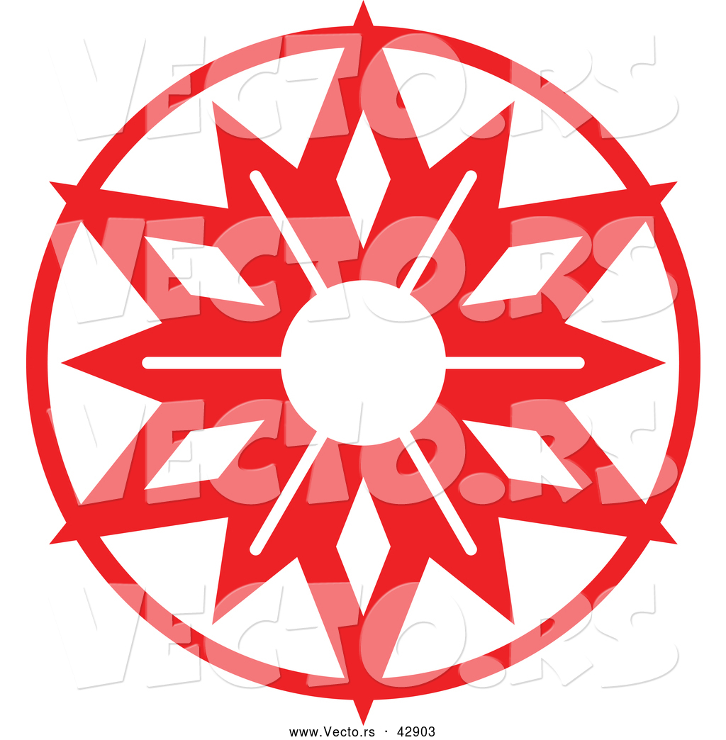 Red Snowflake Clipart   Clipart Panda   Free Clipart Images