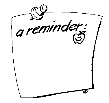Reminder   Clip Art Gallery