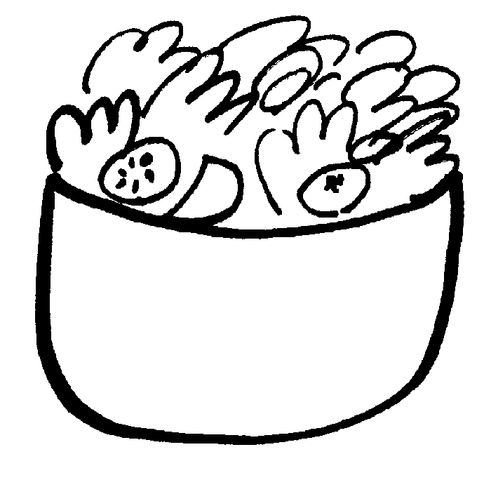 Salad Clipart Black And White   Clipart Panda   Free Clipart Images