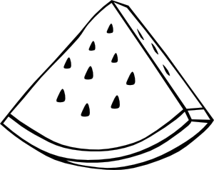Salad Clipart Black And White Watermelon Clip Art Black And White Png