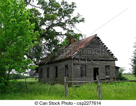 Stock Photo Of Old Shed   Old Run Down Deteriorated Farm House Shed    