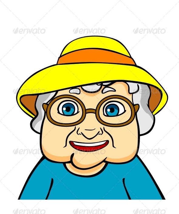 Stock Vector   Graphicriver Old Grandmother 4612429   Dondrup Com