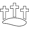 Tags Glass Cross Crosses Crucifix Three Crosses 3 Crosses Clip Art Id