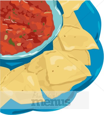 Word Png Eps Jpg Tweet Chips And Salsa Clip Art Crispy Tortilla Chips