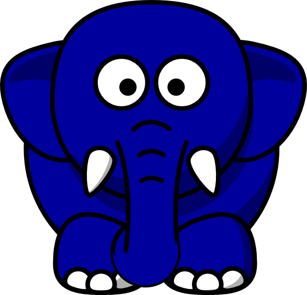 Blue Elephant Clip Art Vector Online Royalty Free And Public   Quoteko