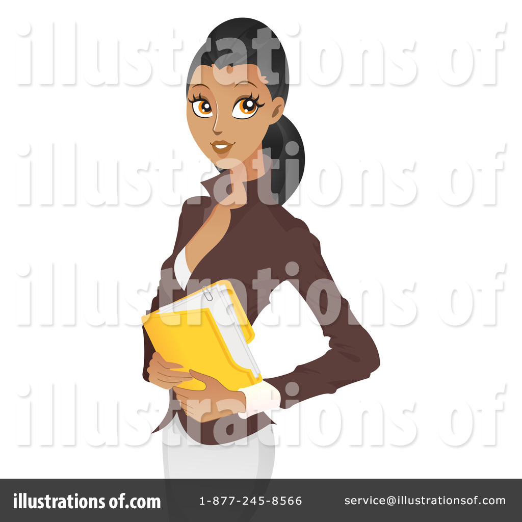 Businesswoman Clipart  1212664   Illustration By Cartoon Character