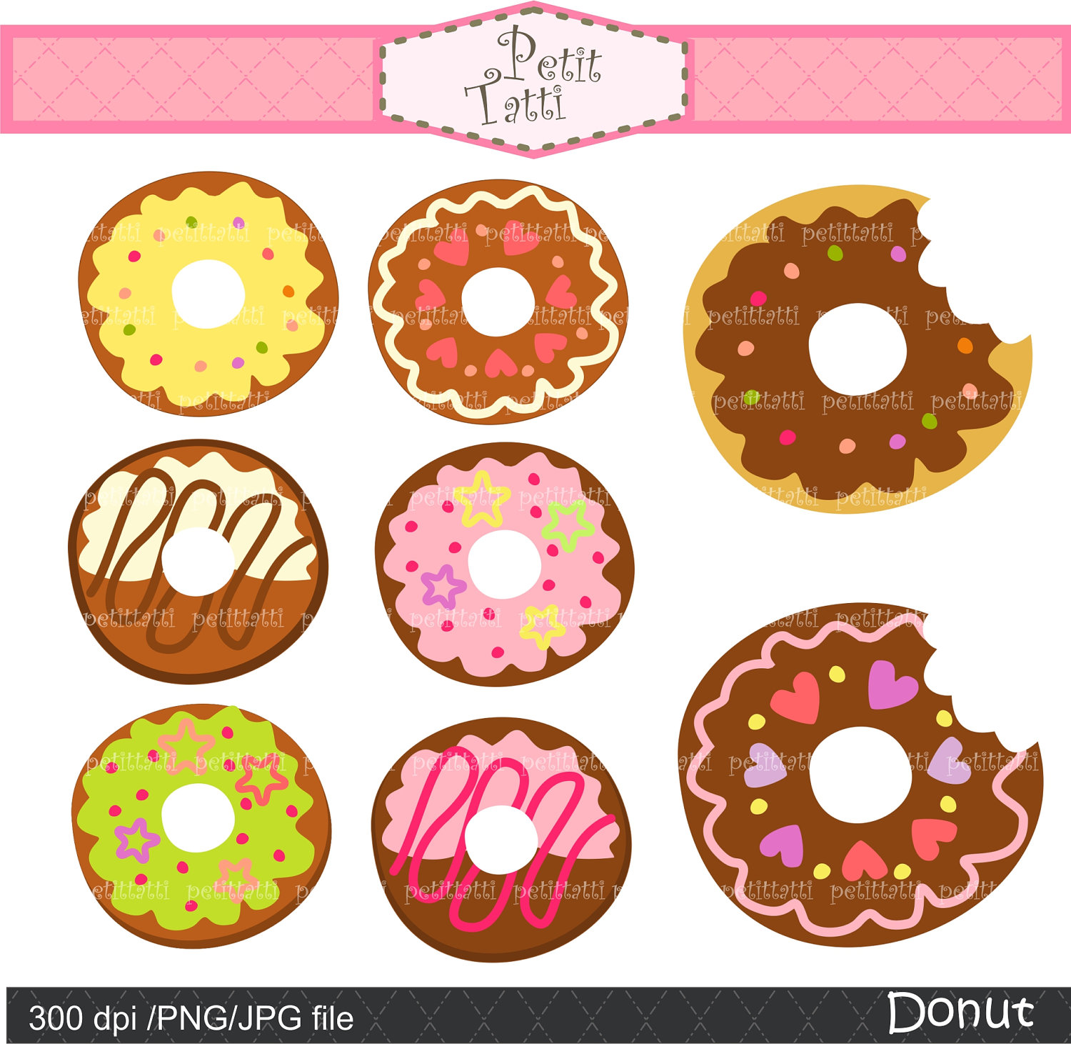 Clipart Of Donuts