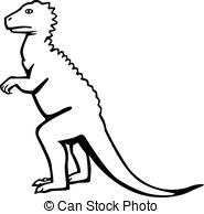 Dinosaur   Vector Illustration Of A Dinosaur Or Monster
