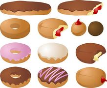 Donut Hole Illustrations And Clipart  114 Donut Hole Royalty Free