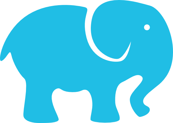 Download The Blue Elephant Clip Art File Size   600 X 439 Png 59kb    