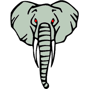 Elephant   Head 2 Clipart Cliparts Of Elephant   Head 2 Free