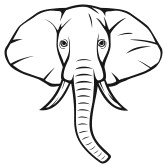 Elephant Head Clipart 18787555 Elephant Head African Elephant Jpg