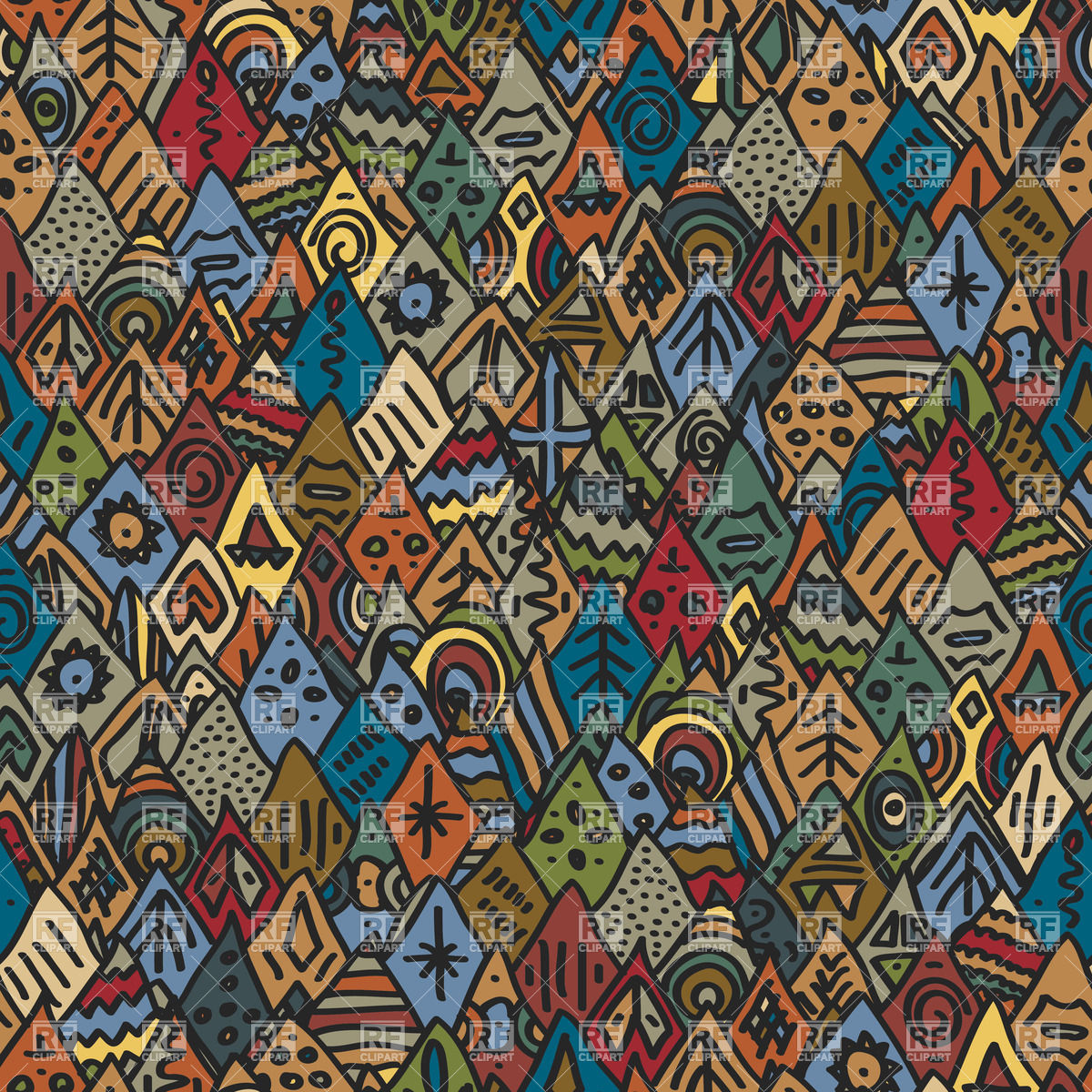 Ethnic Indian Seamless Pattern   Ethnic Patchwork 28245 Backgrounds