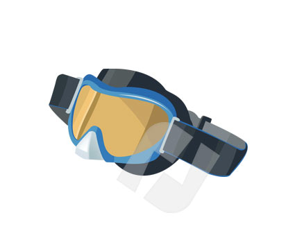 Ski Equipment Clip Art Ski Glasses Vector Clip Art