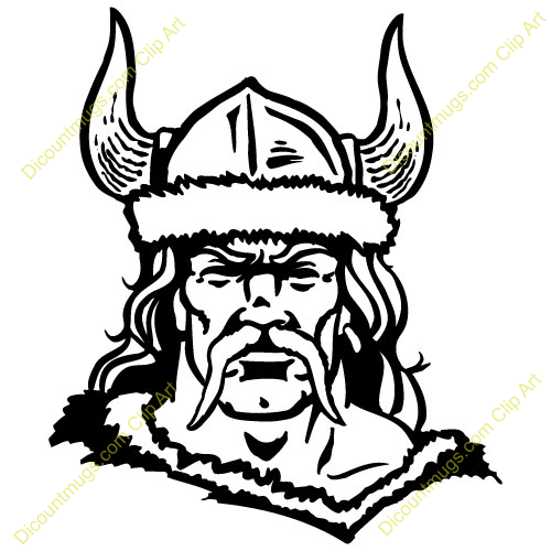 Viking Logos Clip Art Viking Big Horns