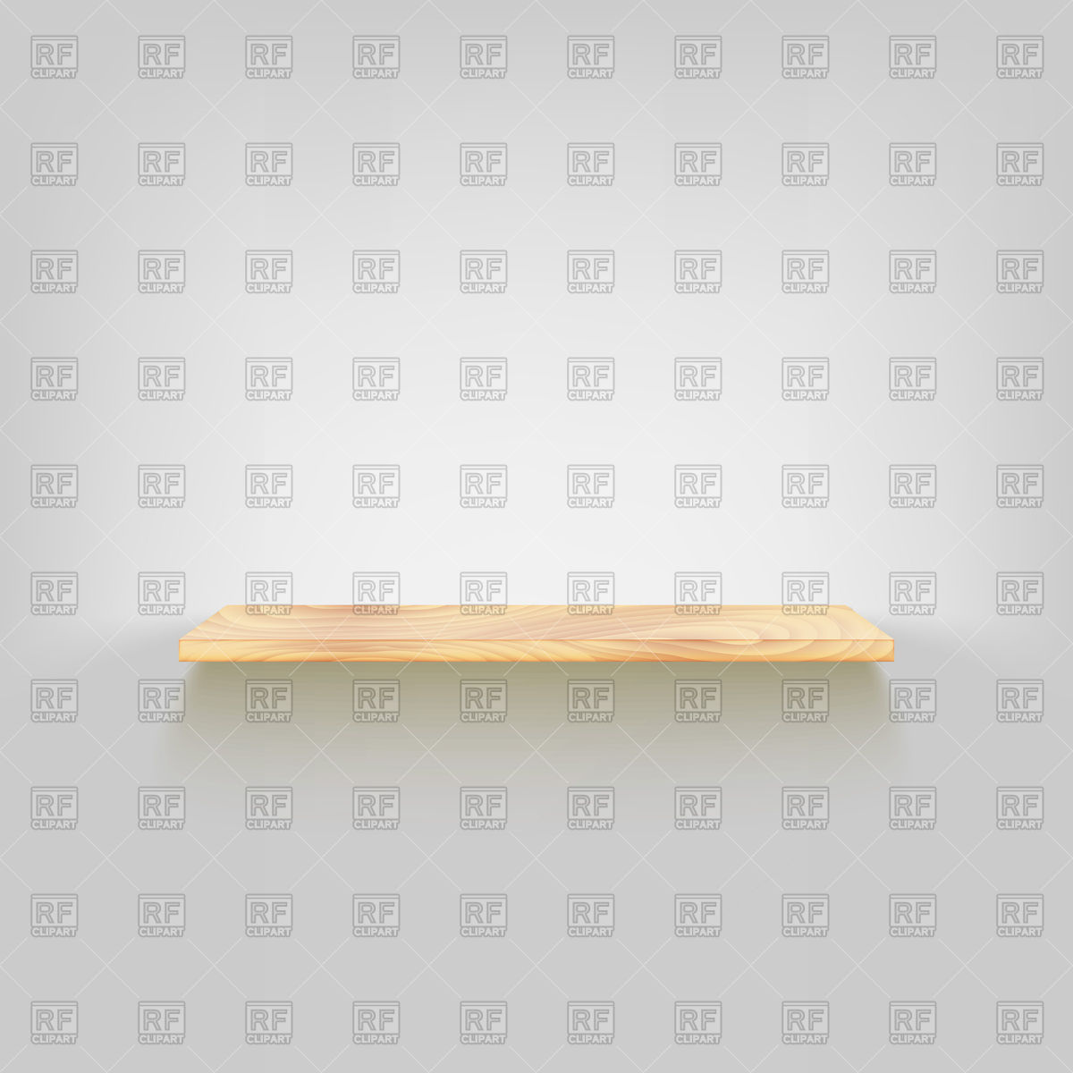 Wooden Shelf Attached To Wall 95770 Objects Download Royalty Free    