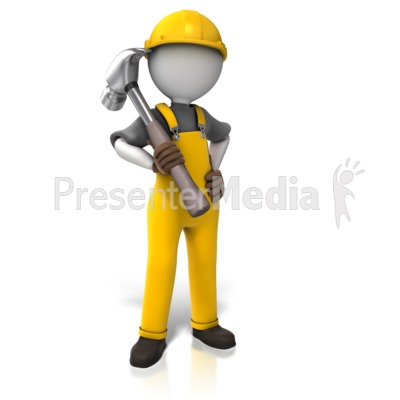 Worker Hammer   Presentation Clipart   Great Clipart For Presentations