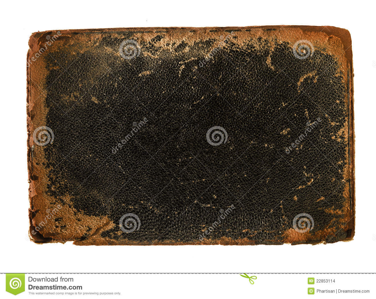 Book Cover Leather With Rough Worn Edges Stock Images   Image