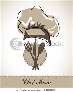 Chef Hat With Spoon Fork And Knife Clip Art Image 
