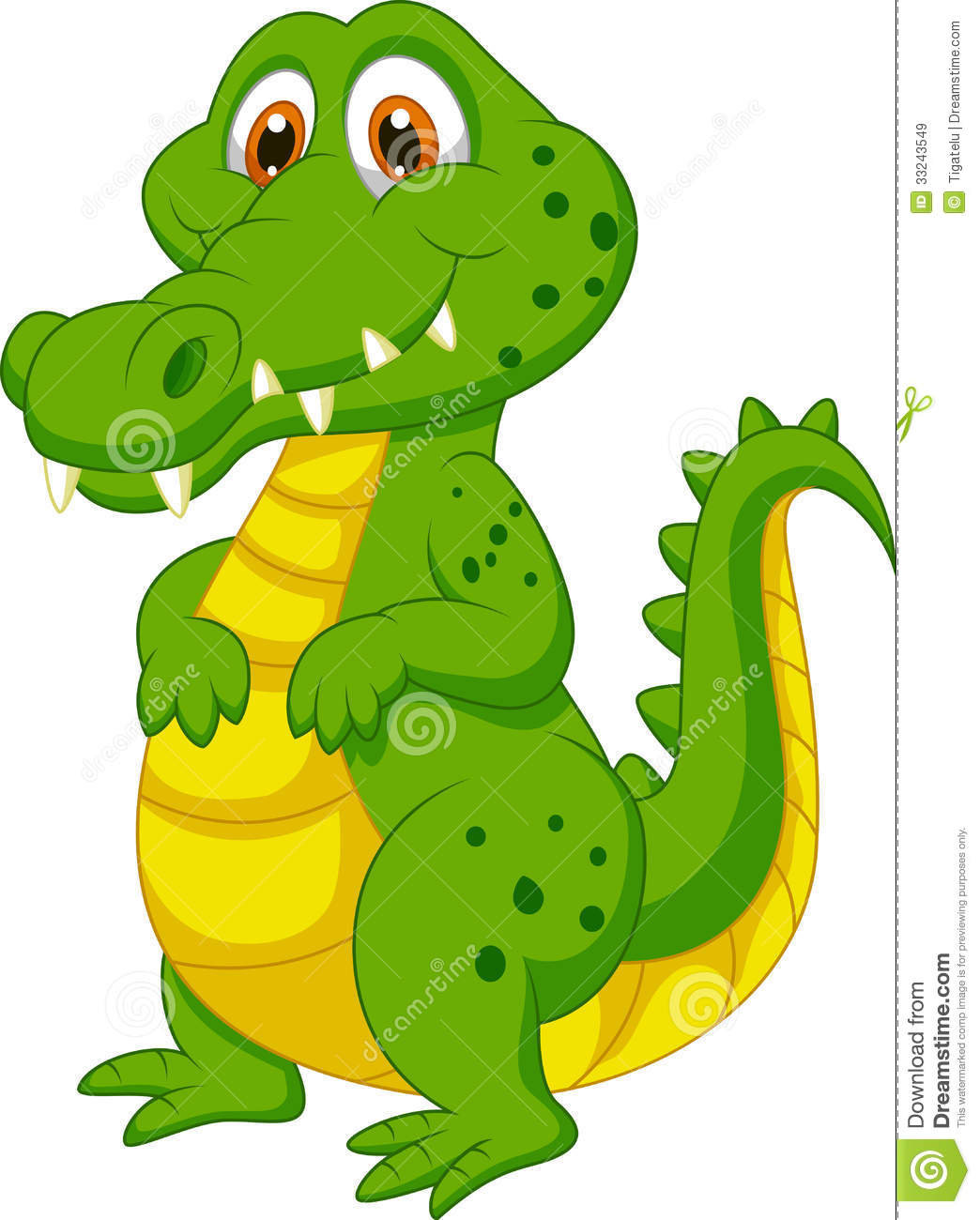Cute Crocodile Cartoon Royalty Free Stock Images   Image  33243549