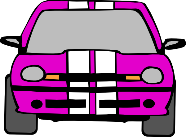 Dodge Neon  Pink  Clip Art At Clker Com   Vector Clip Art Online