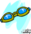 Fun Swim Goggles Clipart