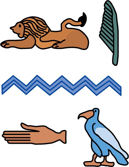 Hieroglyphs   Hieroglyphic   Classroom Clipart