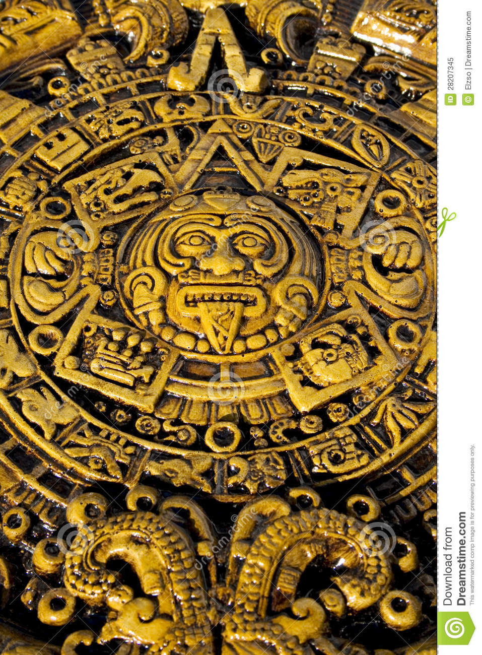 Mayan Calendar Royalty Free Stock Photo   Image  28207345