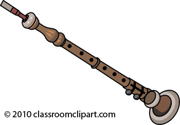 Musical Instruments   Oboe 16100   Classroom Clipart