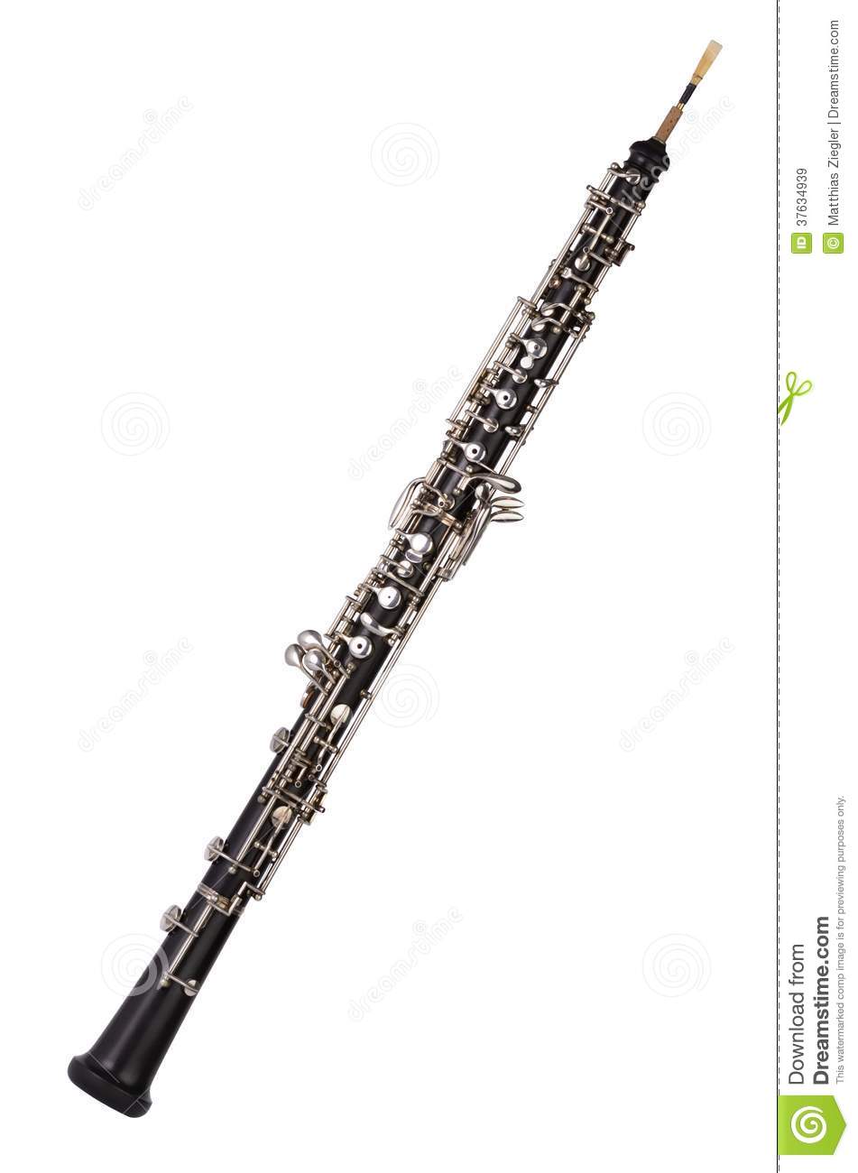Oboe On White Background Royalty Free Stock Images   Image  37634939