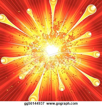 Of Lights And Explosion  Vector Layered   Clipart Drawing Gg56144937