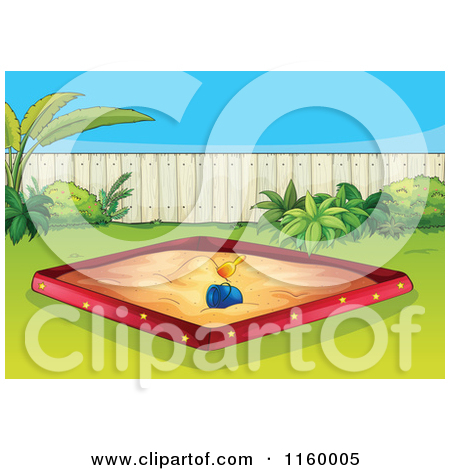 Playground Sand Box   Royalty Free Vector Clipart By Colematt  1160005