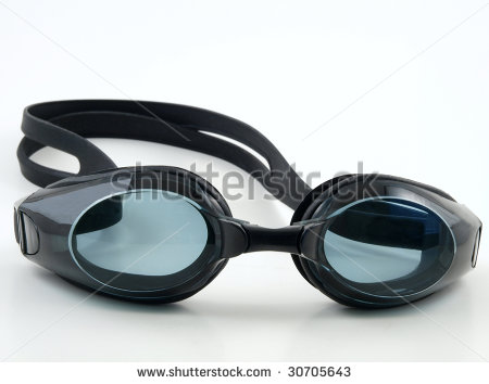 Pool Goggles Clipart Tinted Black Swim Goggles