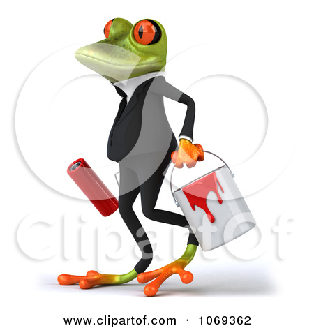 Royalty Free  Rf  Frog Painting Clipart Illustrations Vector