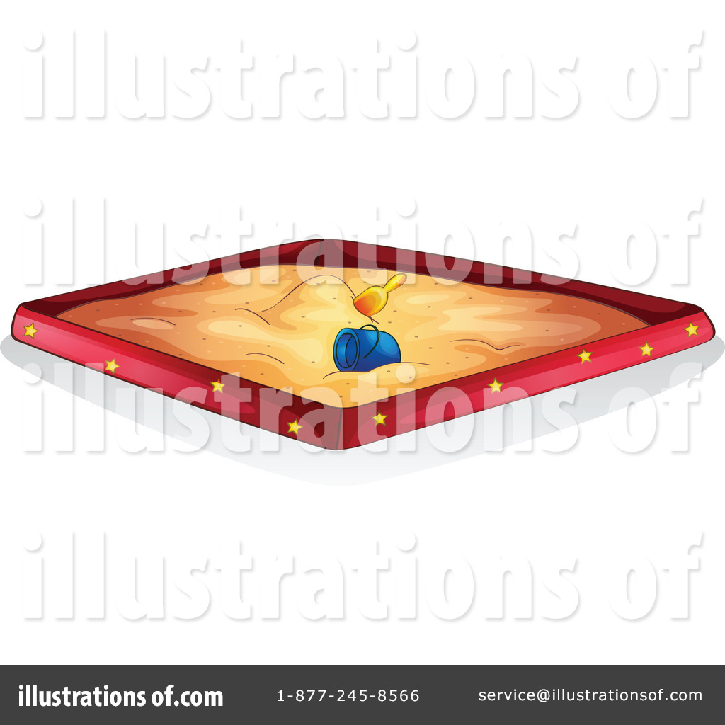 Royalty Free  Rf  Sand Box Clipart Illustration By Colematt   Stock