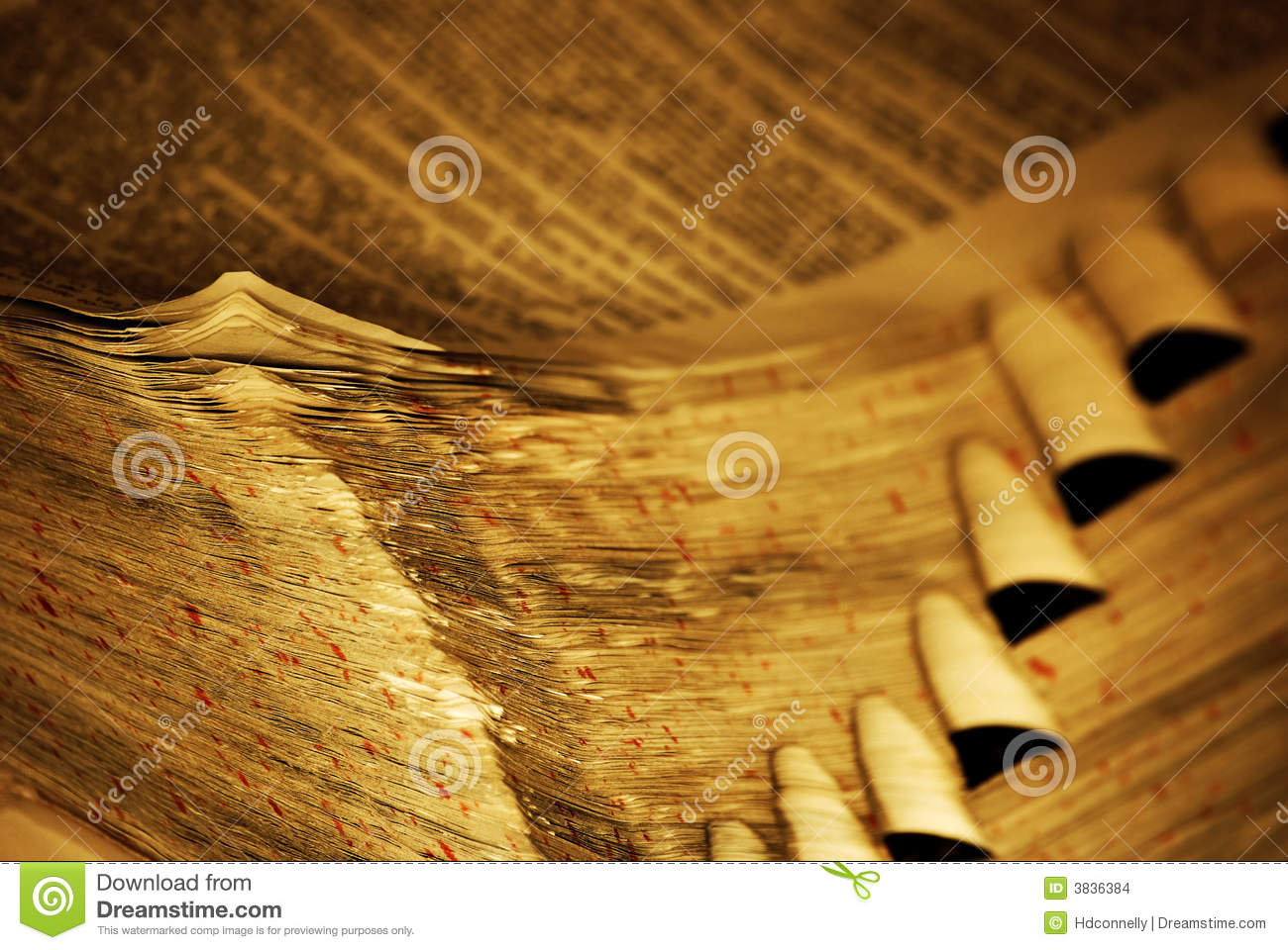 Worn Pages Of Book Stock Images   Image  3836384